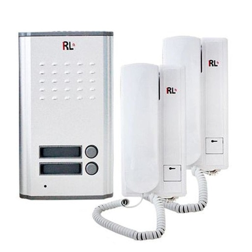Interphone Filaire Audio Encastrable Double Voix RL-3208AA 