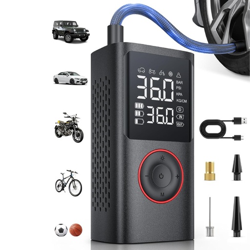 GONFLEUR PORTABLE 80W MULTIFONCTION