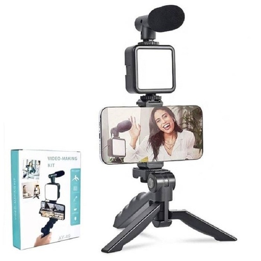 Kit De Production Vidéo Avec Trépied AY-49 