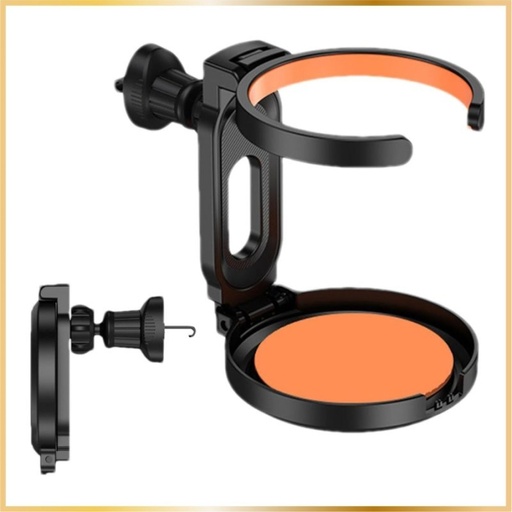 Support Magnétique Voiture 2 En 1 Téléphone & Gobelet 